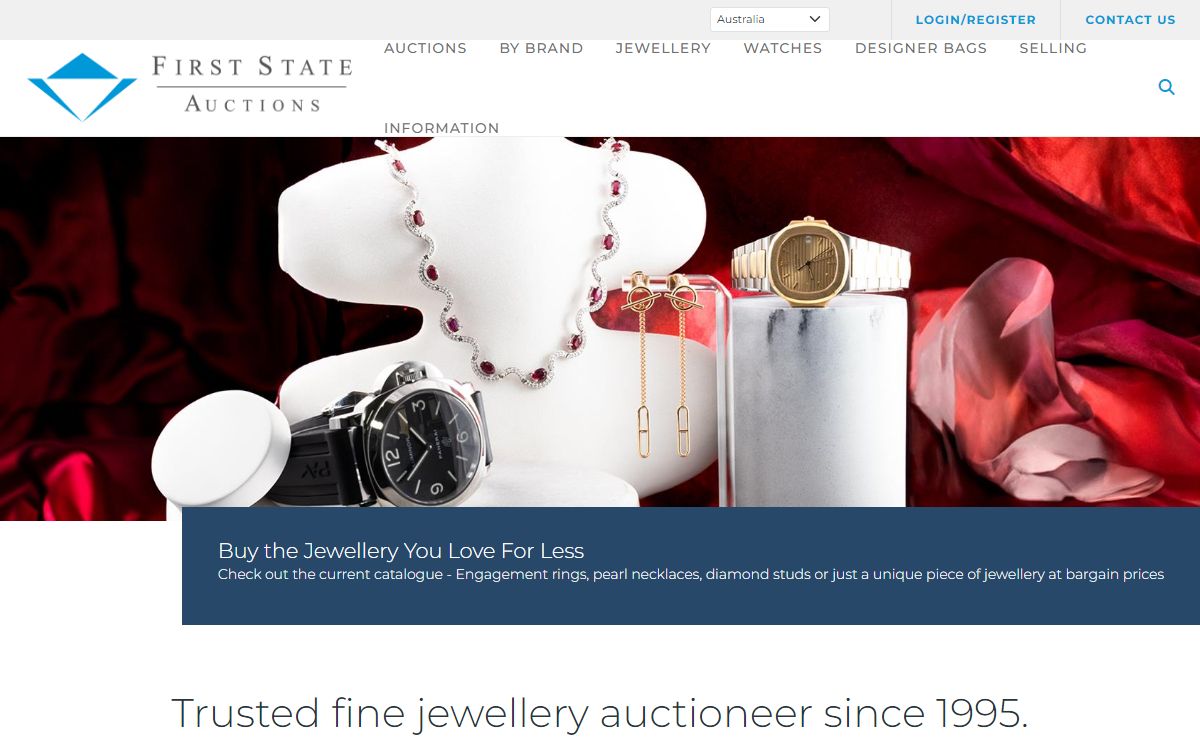 First State Auctions Australia | Trusted Since 1995 - Jewellery, Watches, Diamonds & Designer Bags