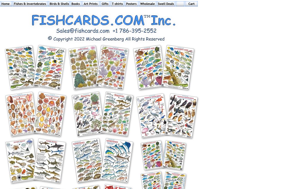 Fishcards.com Home Page