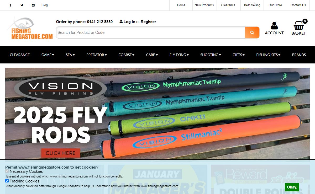 Fishingmegastore Fishing Tackle | Fishing Equipment & Fishing Gear – Glasgow Angling Centre