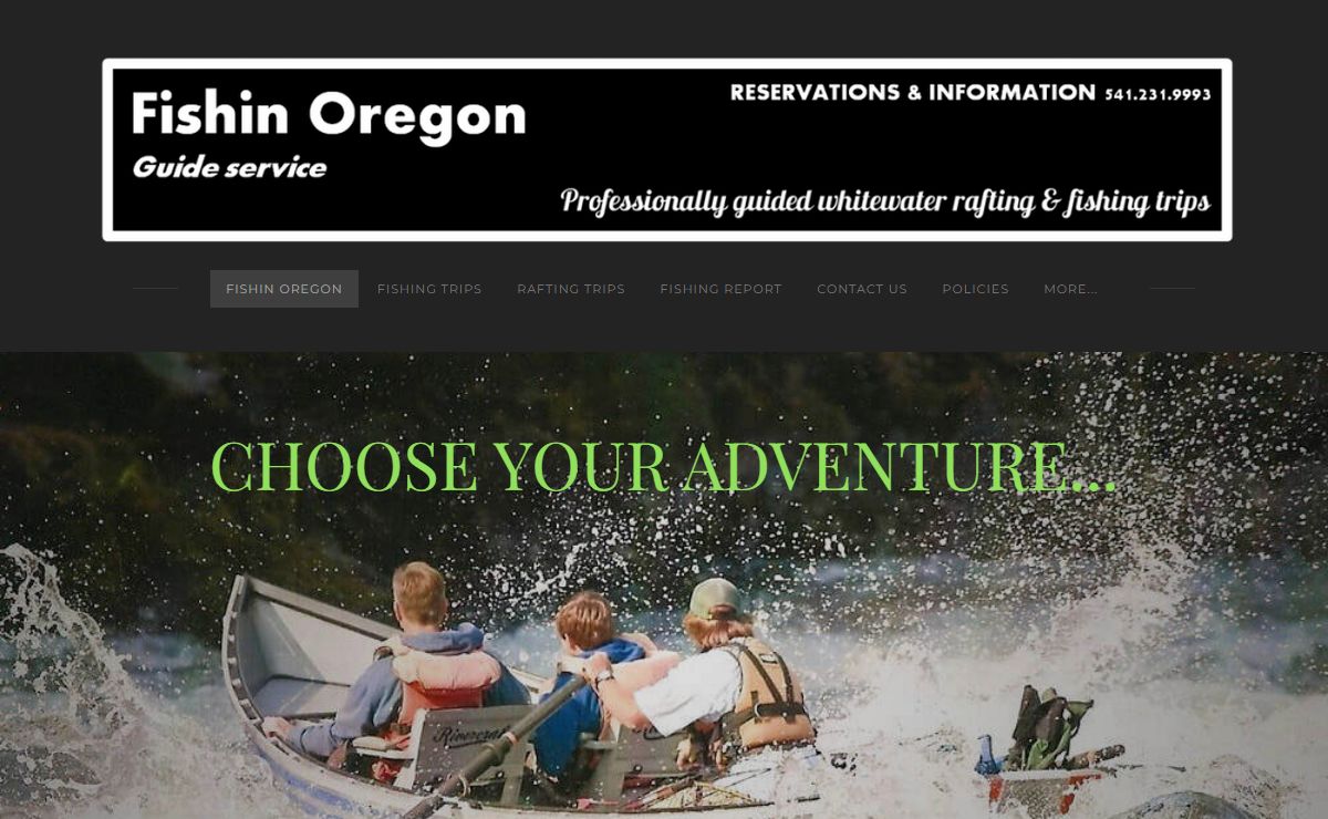 Fishin Oregon Guide Service - ROGUE RIVER FISHING TRIPS