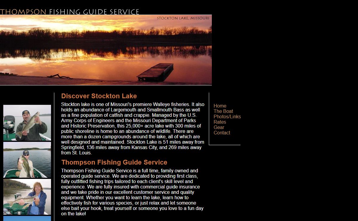 Thompson Fishing Guide Service - Bass Fishing and Walleye Fishing on Stockton Lake Missouri