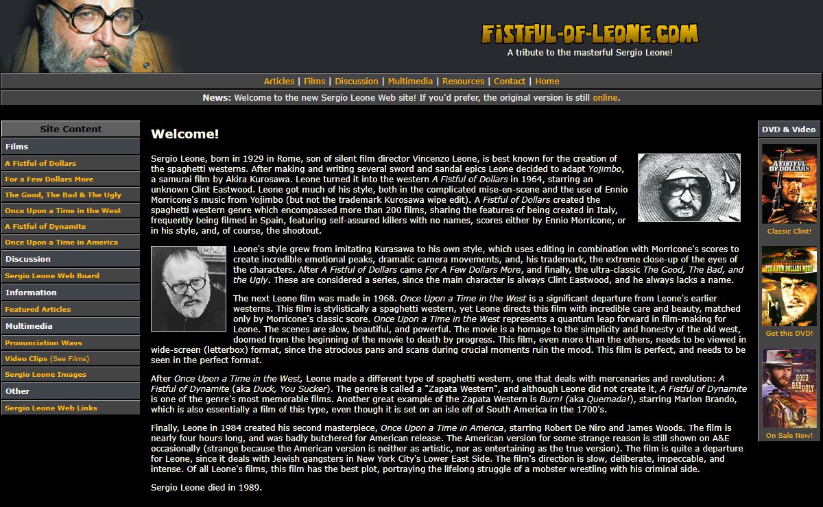 Sergio Leone: A Fistful-of-Leone!