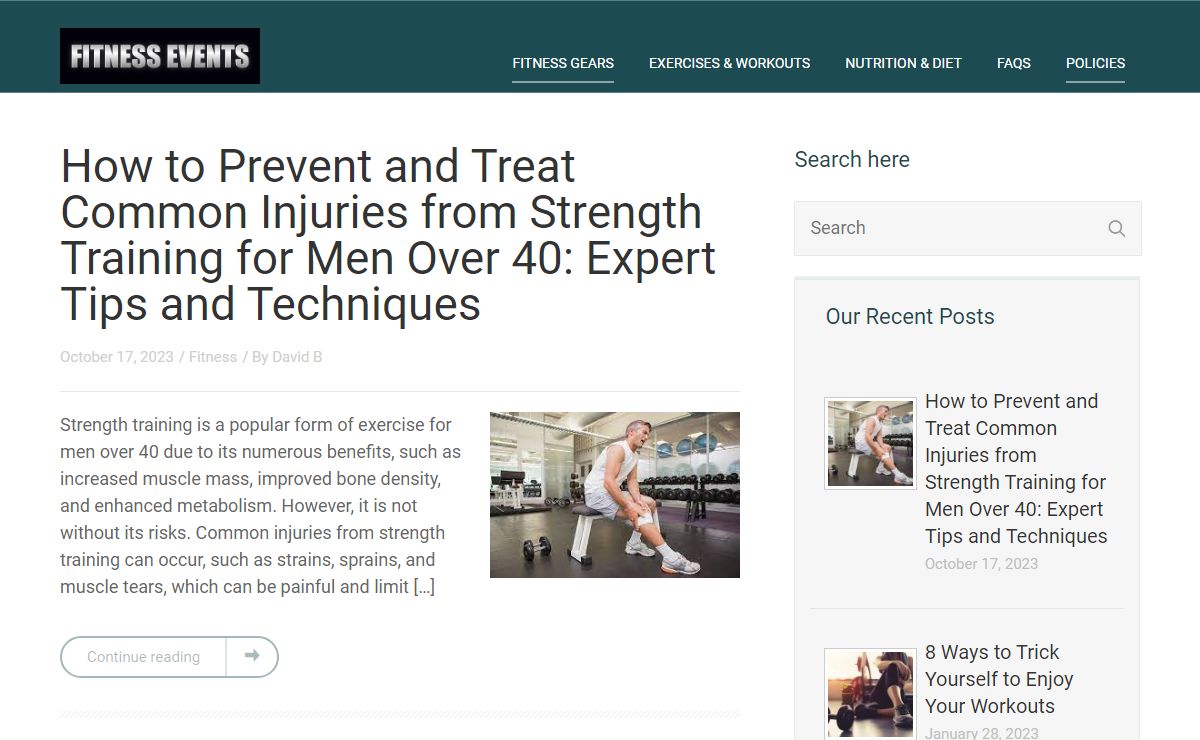 Fitness Events - Your Fitness Gear & Guide