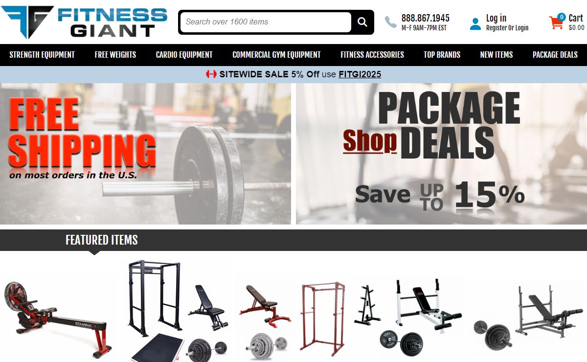 Fitness Giant - Weights, Cardio, Strength and Conditioning Equipment