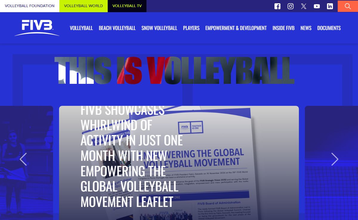 FIVB - Fédération Internationale de Volleyball