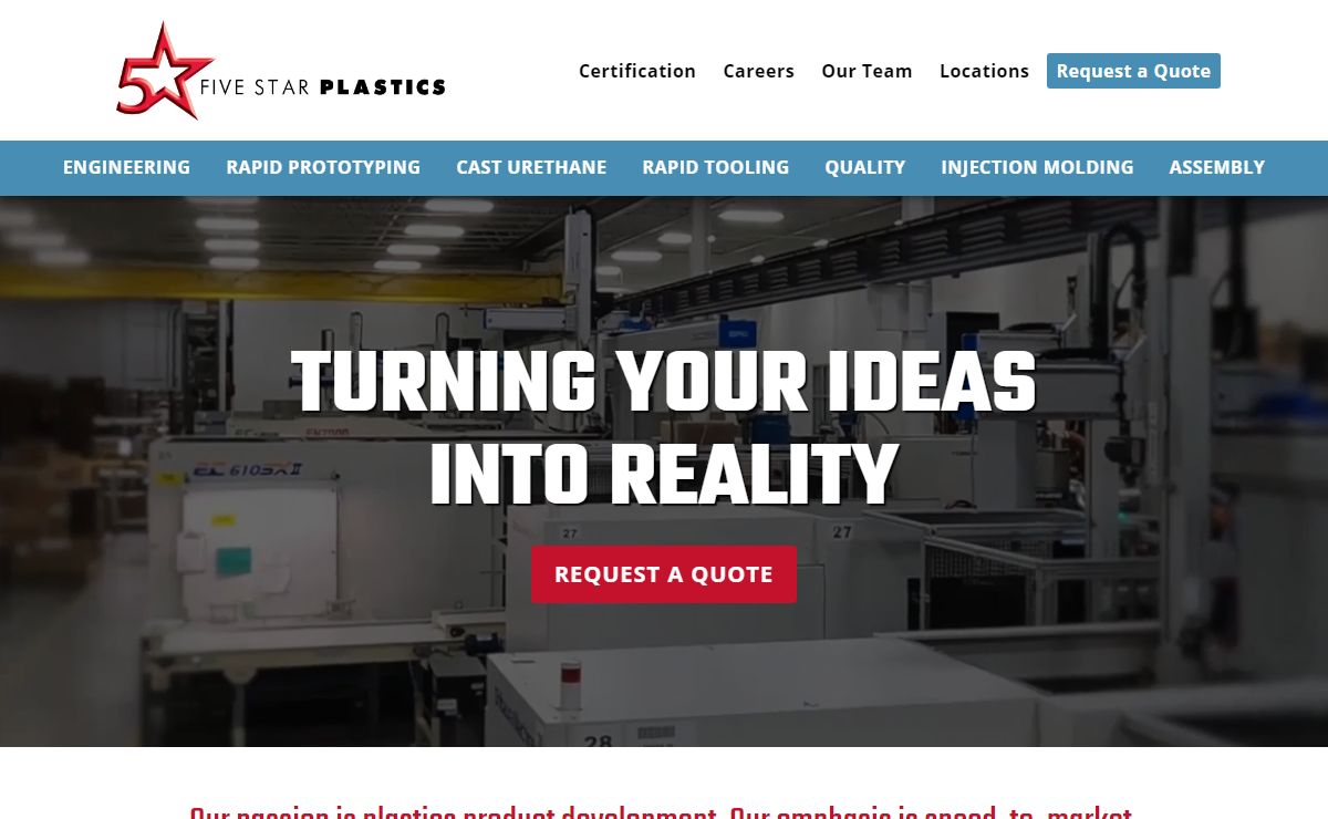 Plastics Company | Five Star Plastics