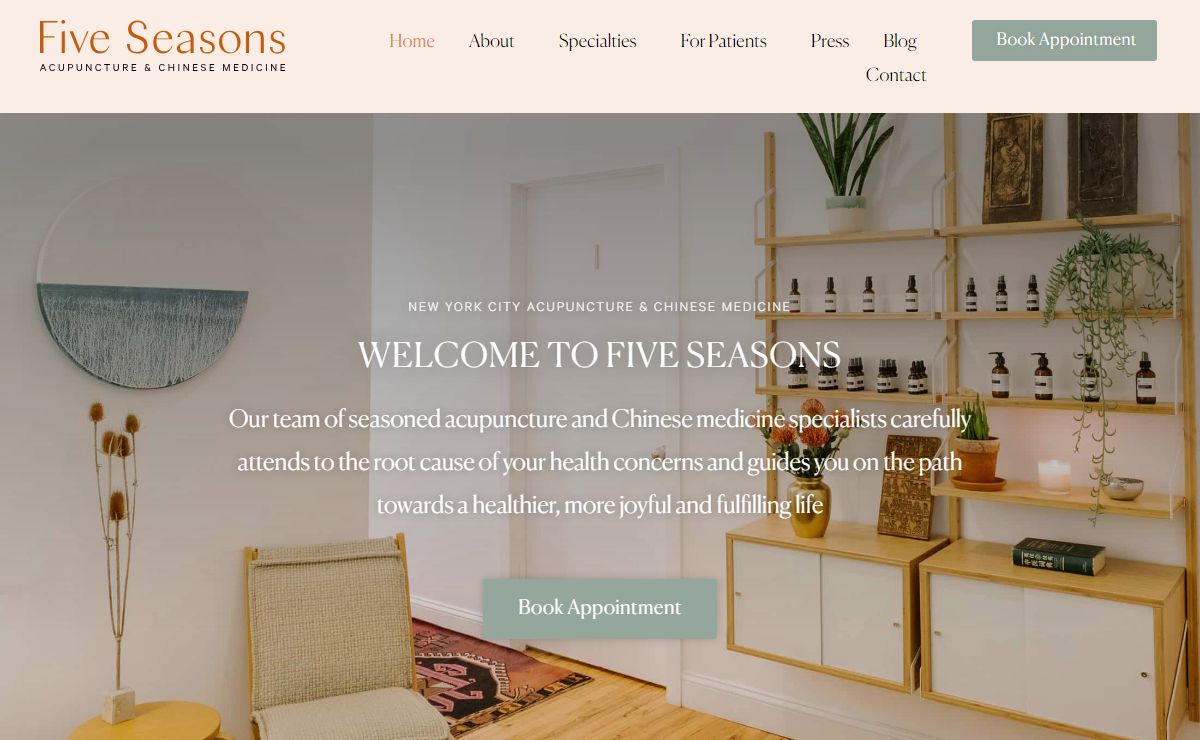 Five Seasons Healing - Acupuncture and Chinese Medicine, New York, NY