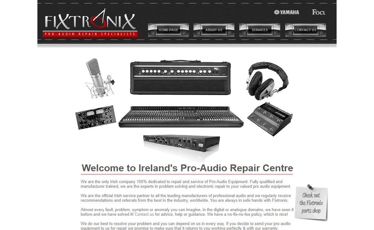 Pro Audio Repair Centre, Ireland, Europe