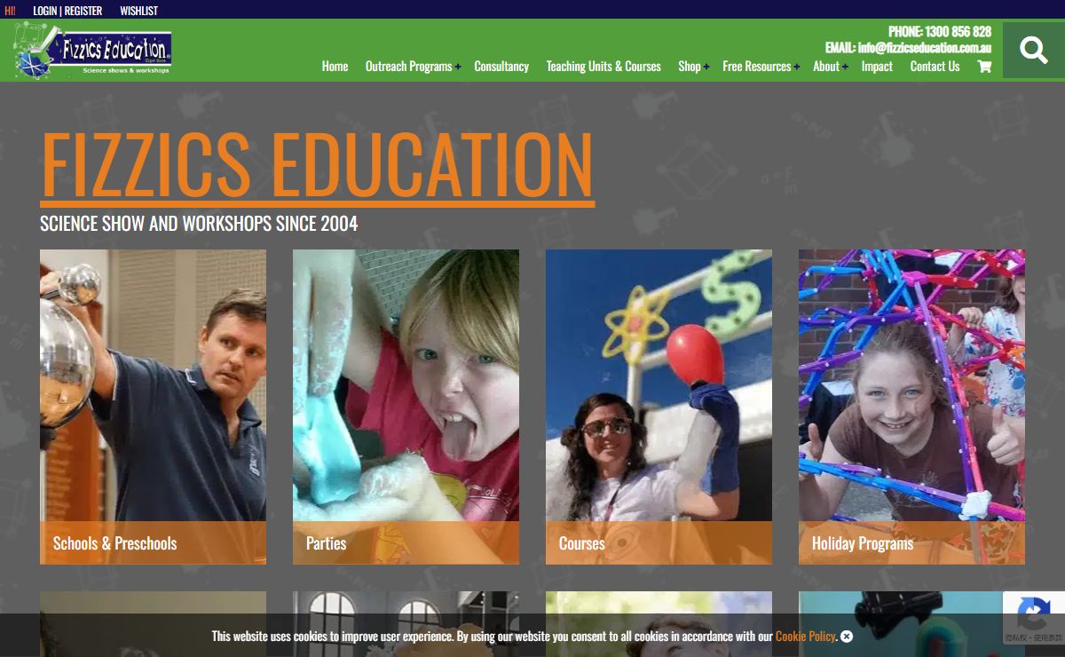 Home : Fizzics Education