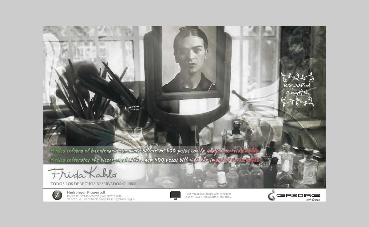 Frida Kahlo, sitio oficial, de los derechos, licencias, productos y familia Kahlo 2