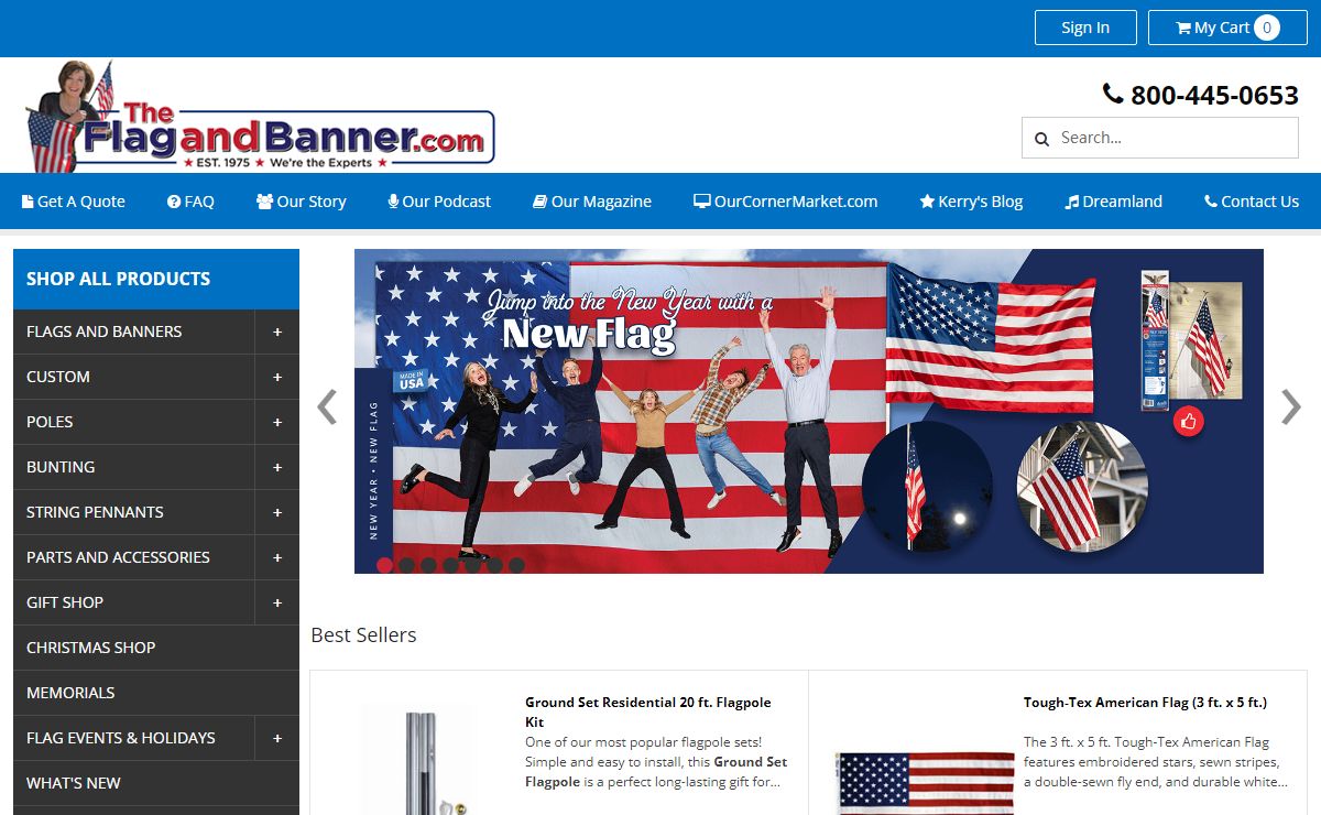 FlagandBanner.com: All American & World Flags, Custom Banners