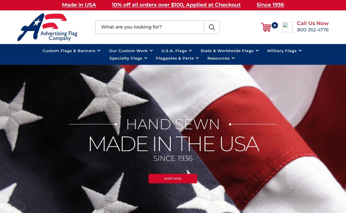 Hand-Sewn & USA Made Flags For Sale | FlagPro
