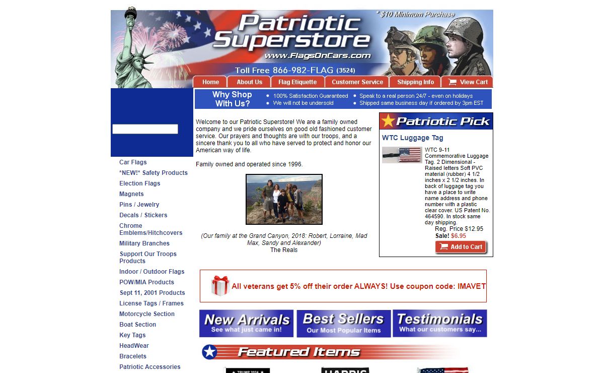 FlagsOnCars.com - Americas & Americas Inc.