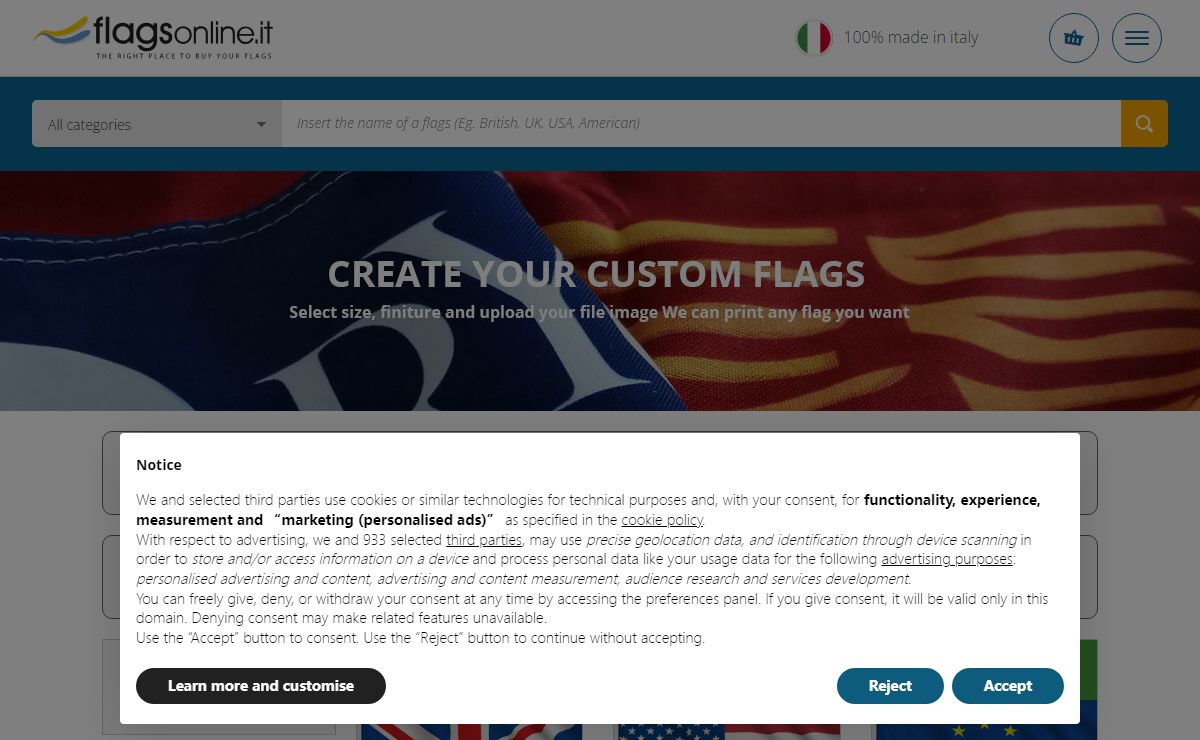 Flagsonline is flags for sale, where to buy your flags of the world
