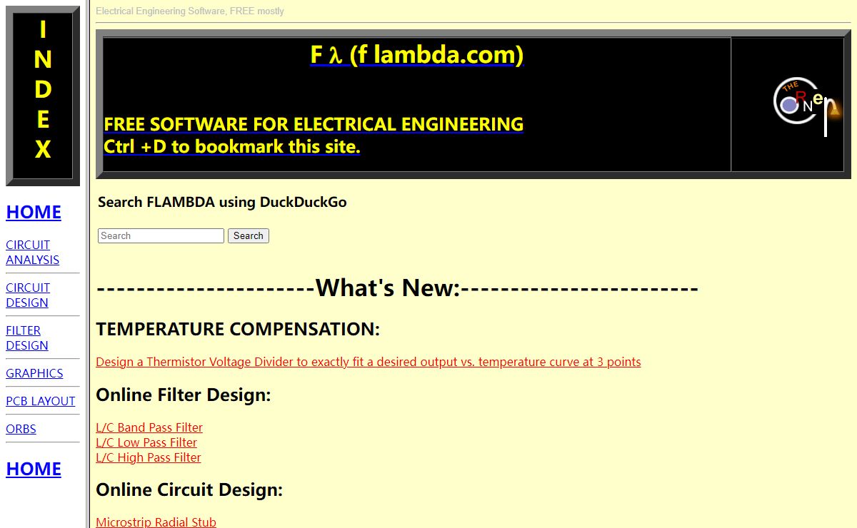 Free Software for Electrical Engineering