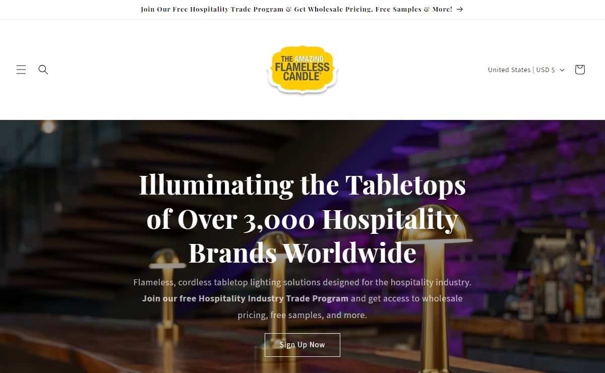 The Amazing Flameless Candle - Restaurant and Hospitality Candles
