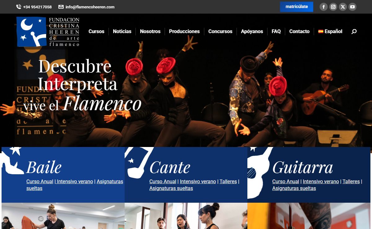 Escuela de Flamenco para estudiar en Triana, Sevilla