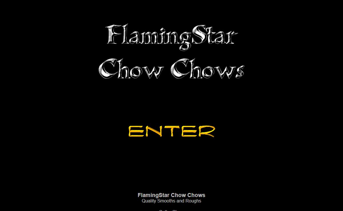 FlamingStar Chow Chows - AKC Breeder of Merit - Quality Smooth and Rough Chows located in central Kentucky