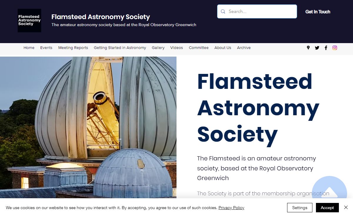 Flamsteed Astronomy Society | Royal Observatory Greenwich | Royal Observatory Greenwich, Blackheath Avenue, London, UK
