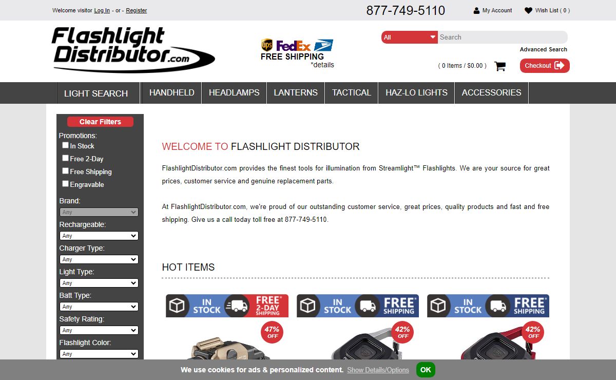 Streamlight Flashlights for Sale w/ Free Shipping