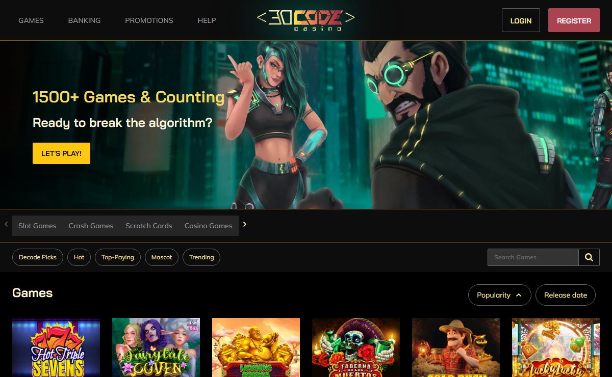 Decode Casino USA | Login to get free bonus codes!