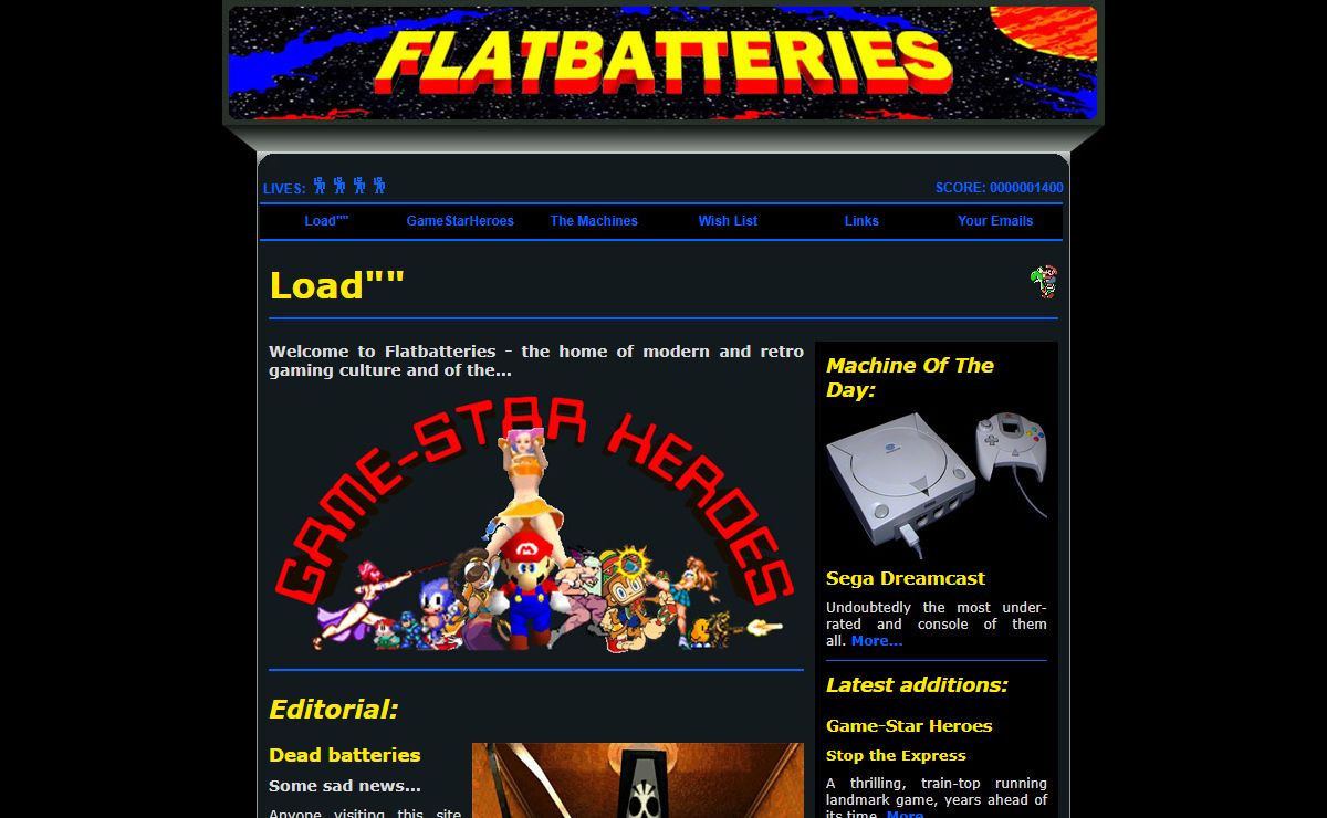 Flat Batteries | Load""