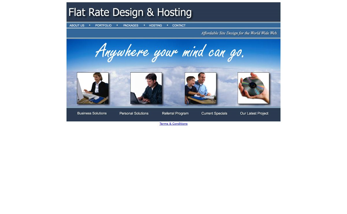 Flat Rate Design & Hosting