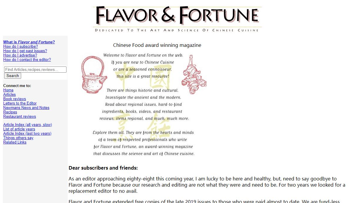 Chinese Food: Flavor and Fortune