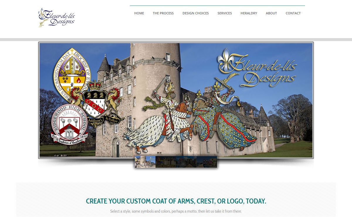 Fleur-de-lis Designs - Custom Crests, Logos, and Coats of Arms Design Services