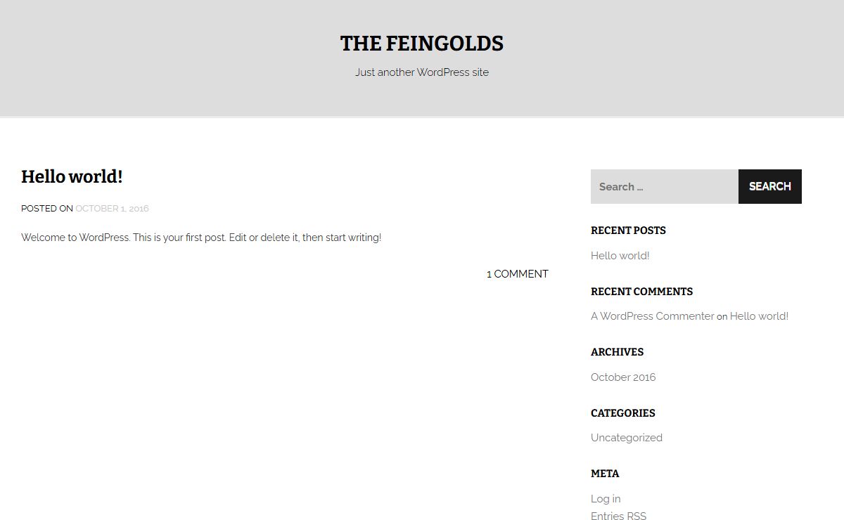 The Feingolds – Just another WordPress site
