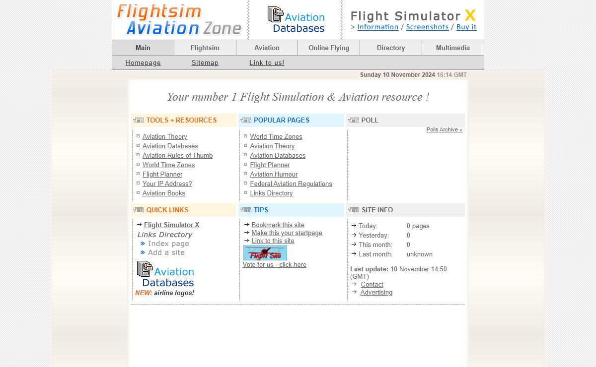 Flightsim Aviation Zone - Number 1 Flight Simulation & Aviation Resource! - Flight Simulator, Aviation Databases