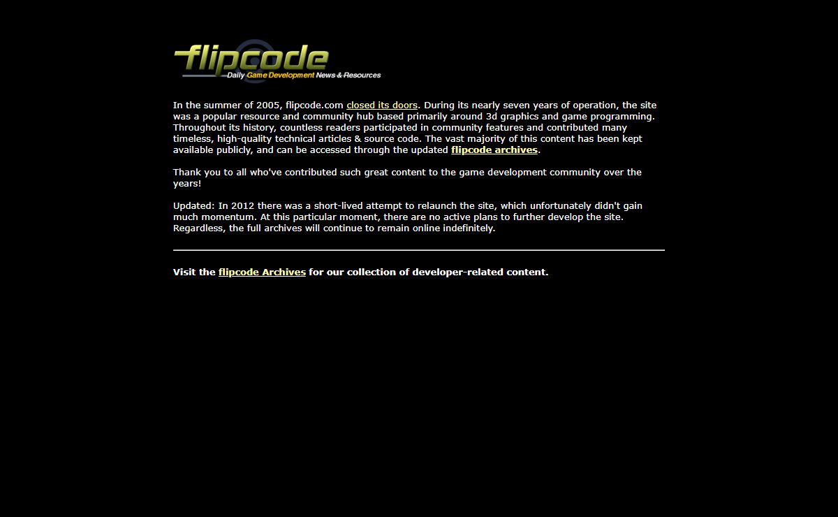 flipcode - game development harmony