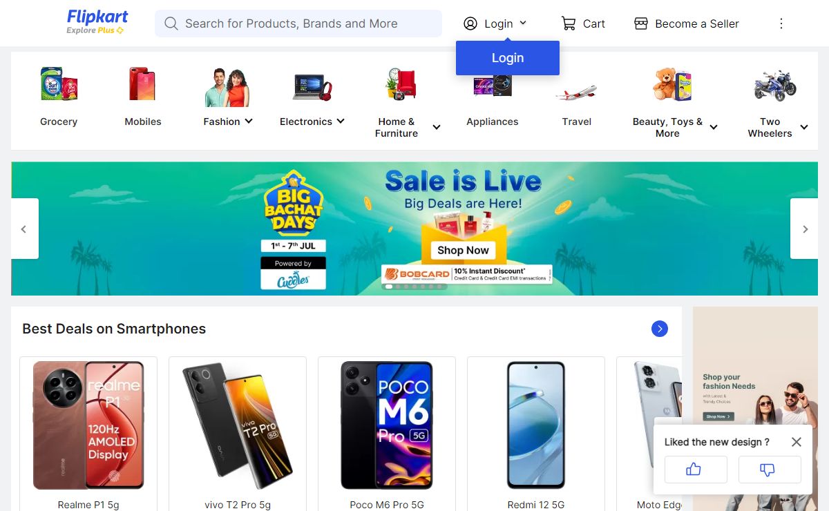 Online Shopping Site for Mobiles, Electronics, Furniture, Grocery, Lifestyle, Books & More. Best Offers!