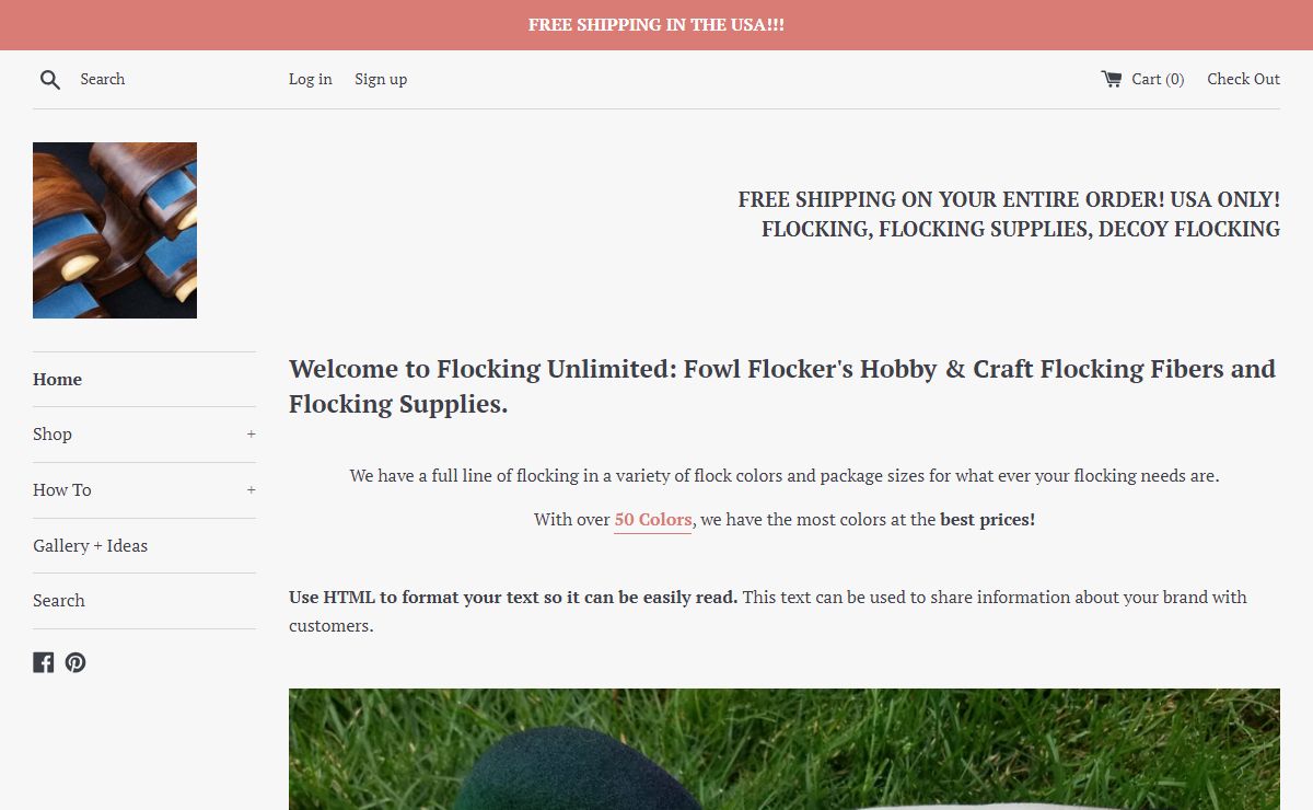 Flocking / Flocking Supplies / Flocking Unlimited