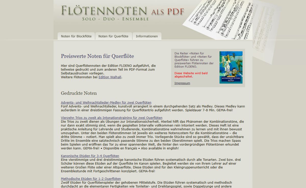 Querflötennoten