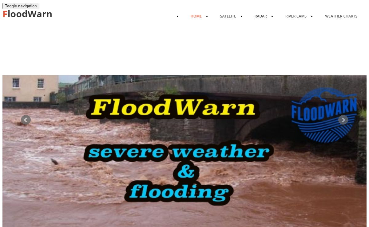 Weather news by Floodwarn - 5 day UK weather forecasts and 10 day weather forecasts Weather warnings and flood alerts FREE UK FLOODING FORUM river webcams and live rainfall data actual realtime weather & Hurricane Centre