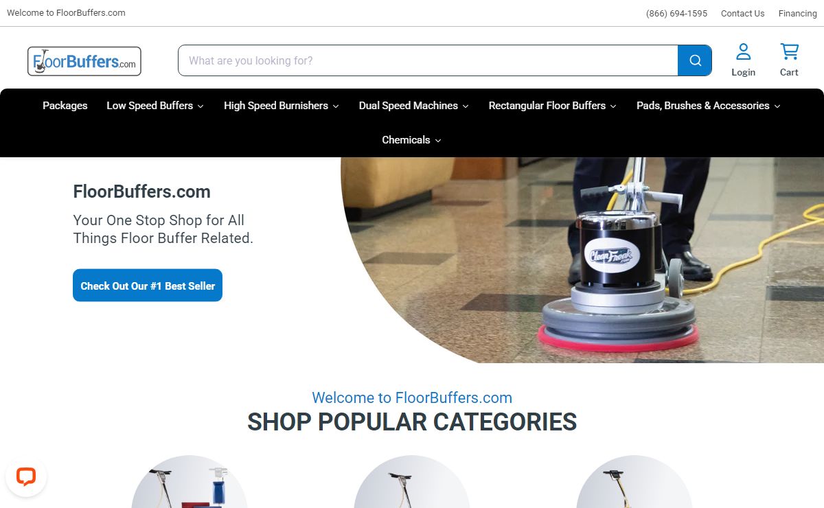 Floor Buffers, Burnishers &amp; Polishers for Sale — FloorBuffers.com