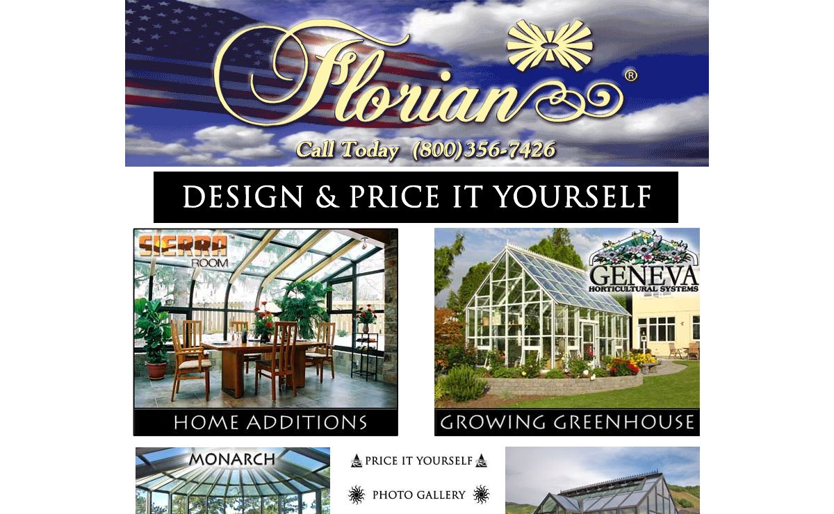 ***Florian Greenhouse*** Sun rooms Conservatories Greenhouses and sun room kits
