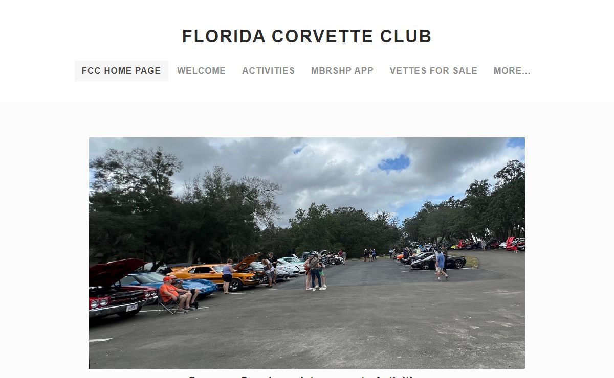 FLORIDA CORVETTE CLUB - FCC Home Page