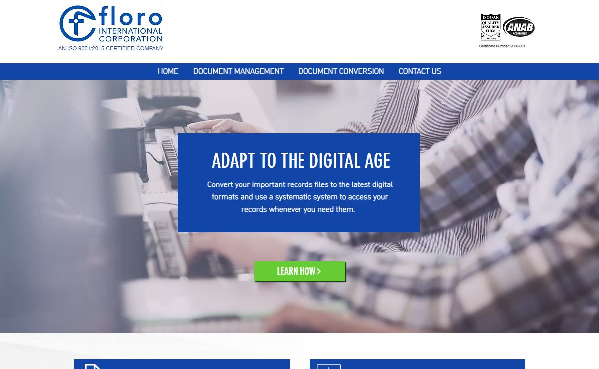 Digitization Services Philippines | Floro International Corporation