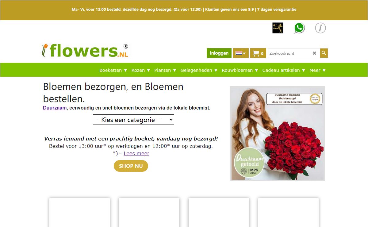 Bloemen bezorgen en bloemen bestellen - Fleurop Flowers.NL®