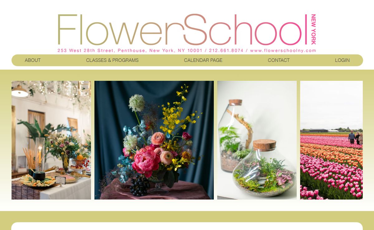FlowerSchool New York | Floral Design Education