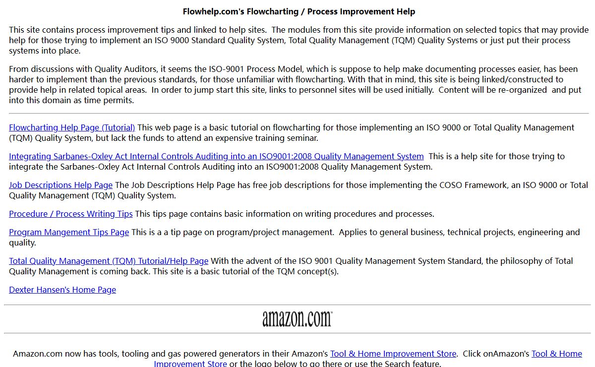 Tutorials on flowcharting and process improvements