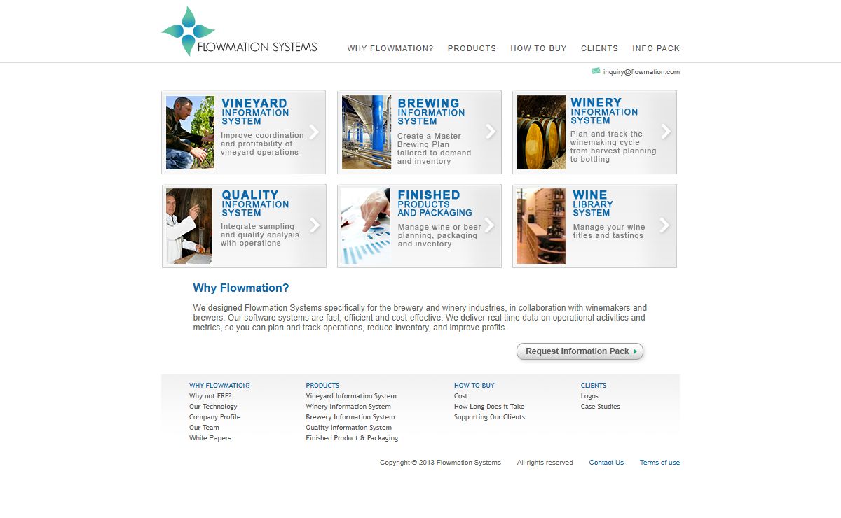 Enterprise Software Solutions For The Brewing and Winery Industry - Flowmation.
