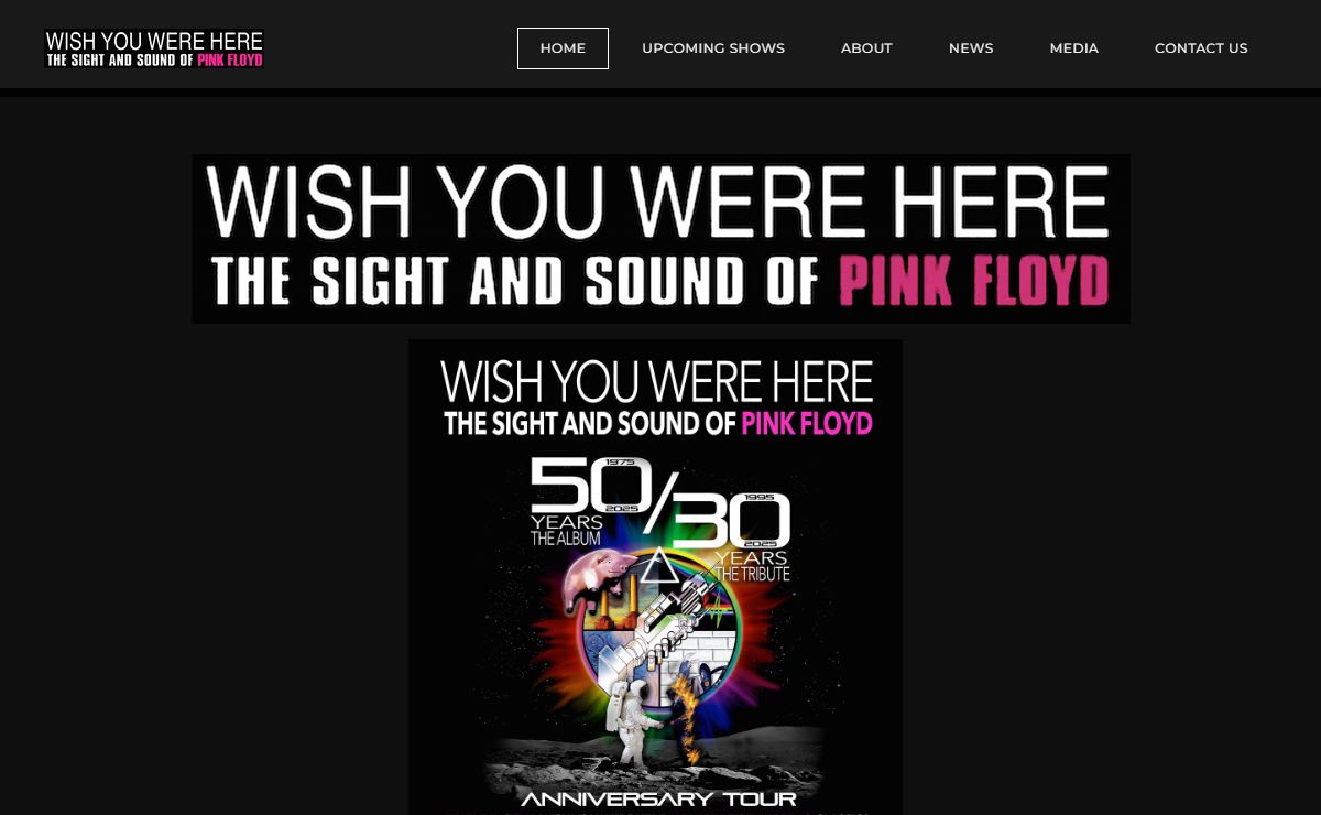 WISH YOU WERE HERE THE SIGHT AND SOUND OF PINK FLOYD - Home