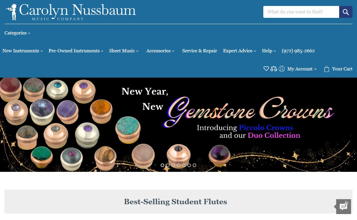 One Stop Flute Store > Carolyn Nussbaum Music Company