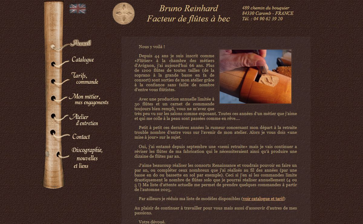 Flûtes à bec Reinhard