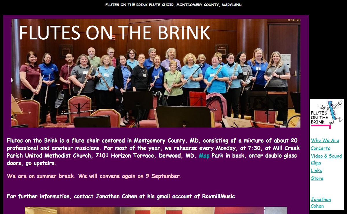 Flutes On The Brink Flute Choir