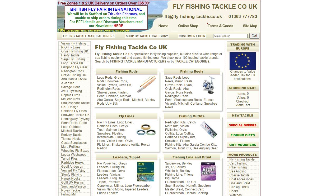Fly Fishing Tackle, Fly Rods, Fishing Reels, Fly Tying Supplies