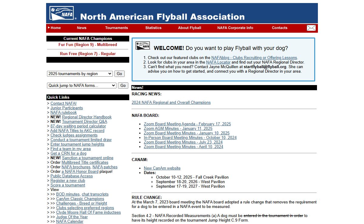 North American Flyball Association | NAFA Home